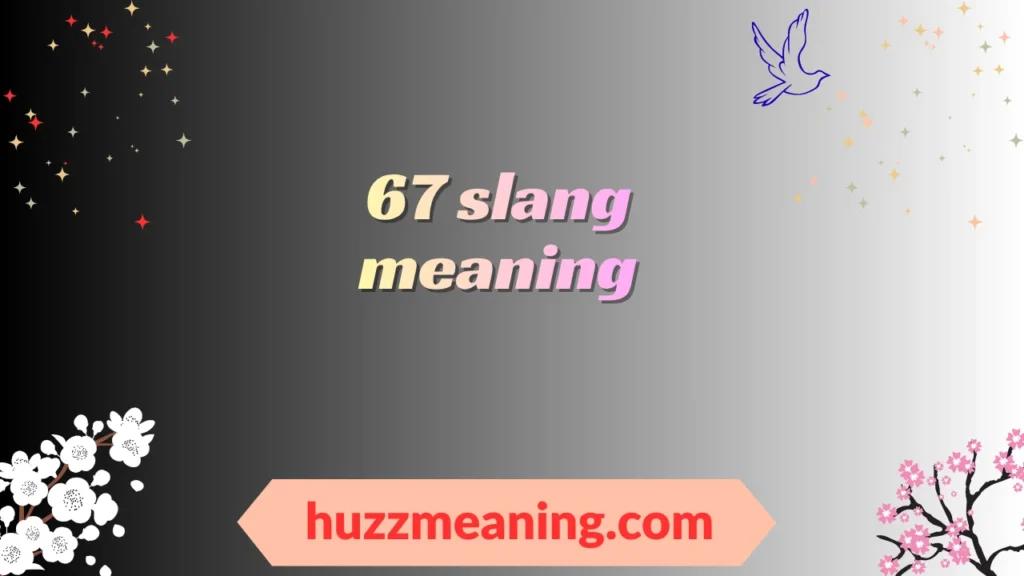 67 slang meaning