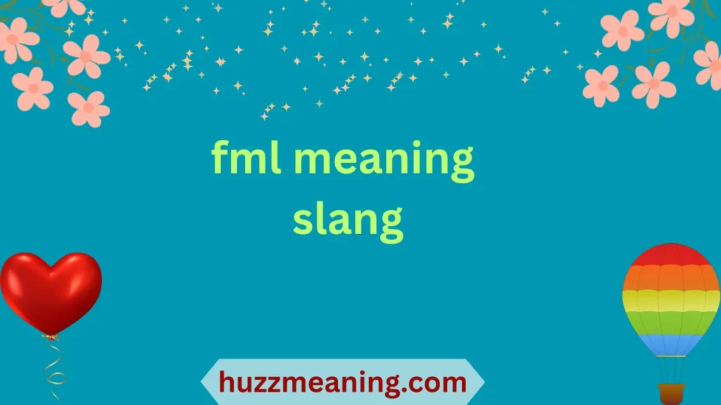 fml meaning slang