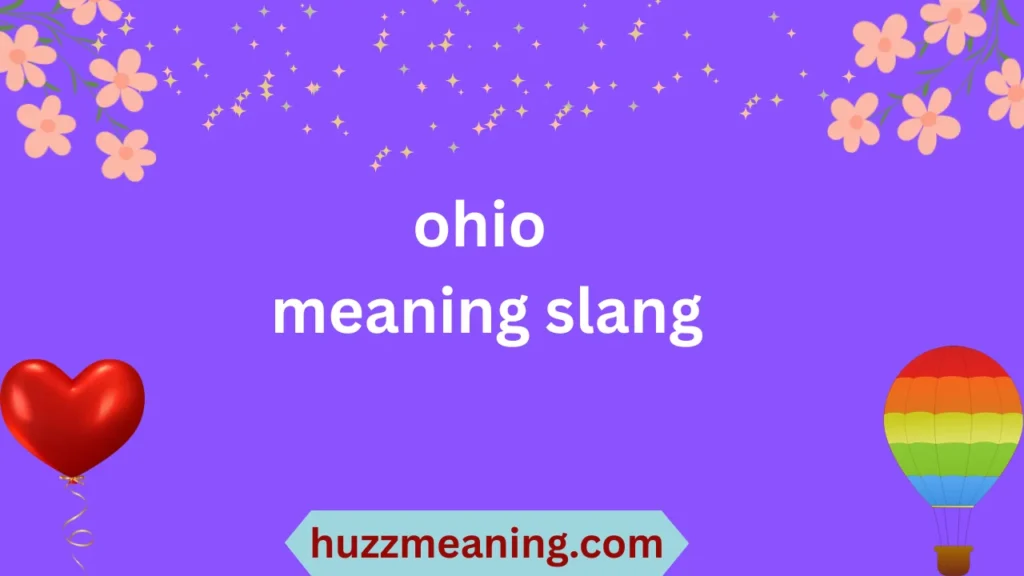 ohio meaning slang