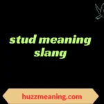 stud meaning slang