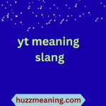 yt meaning slang