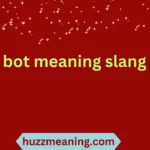 bot meaning slang