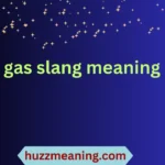 gas slang meaning