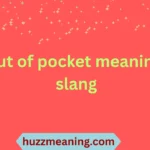 out of pocket meaning slang