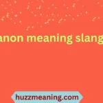 canon meaning slang