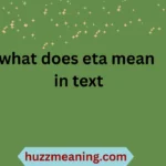 what does eta mean in text