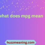 what does mpg mean