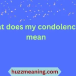 what does my condolences mean