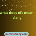 what does nfs mean slang