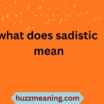 what does sadistic mean