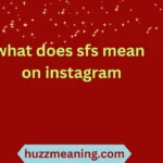 what does sfs mean on instagram