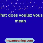 what does voulez vous mean